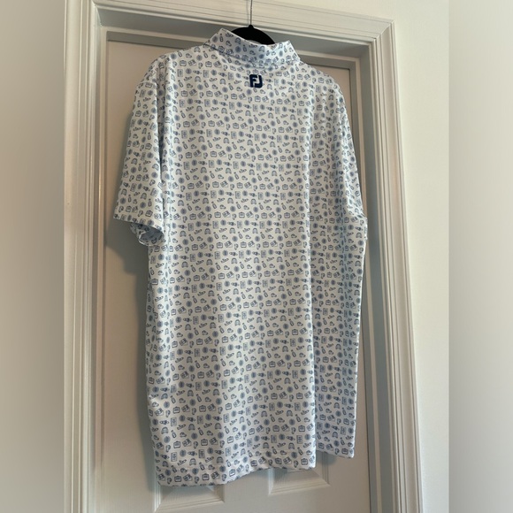 FootJoy 2023 Lisle Travel Print Polo - Picture 3 of 9
